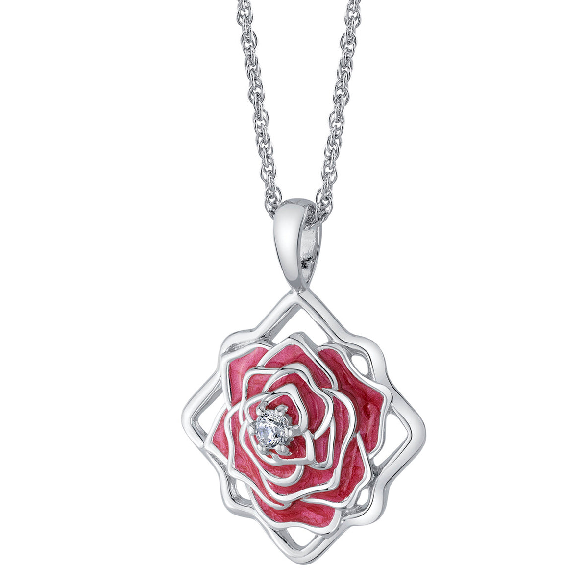 Disney X RockLove BEAUTY AND BEAST Belle Keepsake Necklace