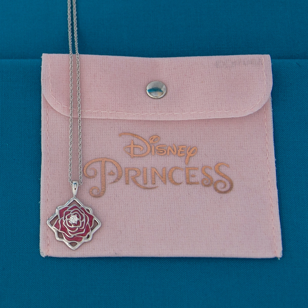 Disney X RockLove BEAUTY AND BEAST Belle Keepsake Necklace