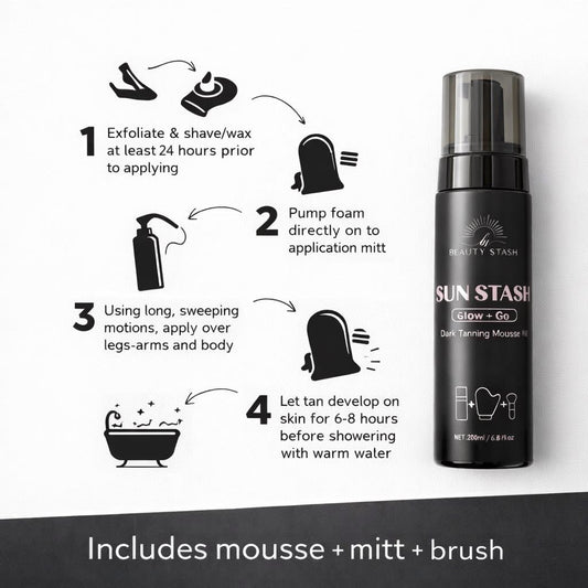 Sun Stash Glow + Go Complete Tanning Kit