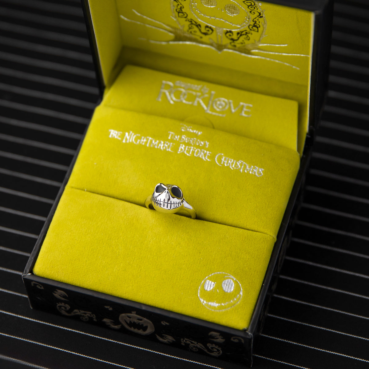 Disney X RockLove THE NIGHTMARE BEFORE CHRISTMAS Jack Skellington Ring
