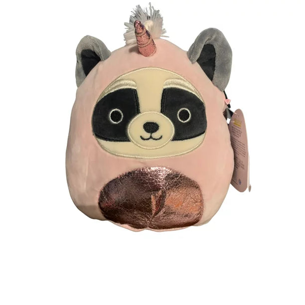 Squishmallows Rocky the Raccoon in Dragon Unicorn Costume 8" Stuffed Plush