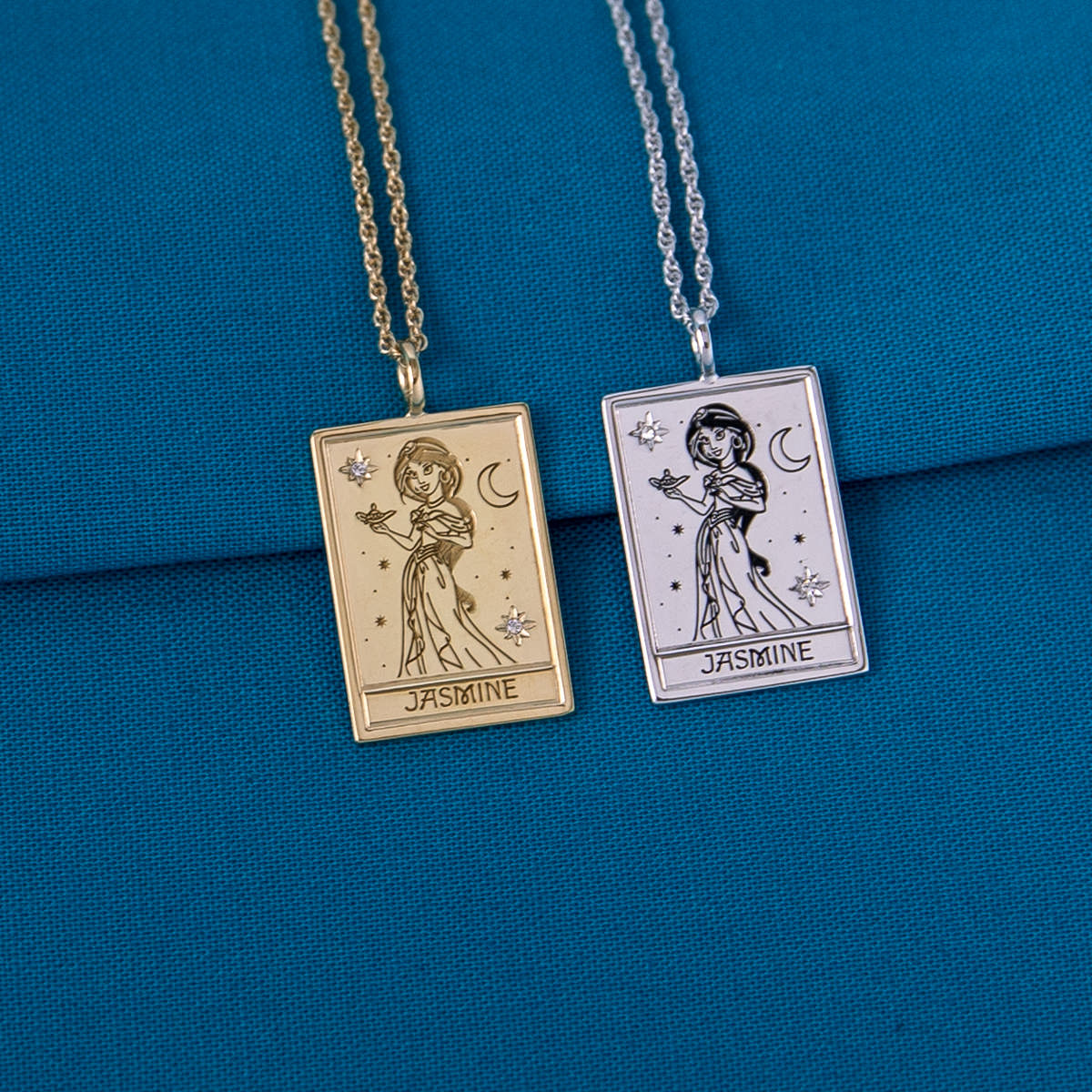 Disney X RockLove ALADDIN Jasmine Tablet Necklace