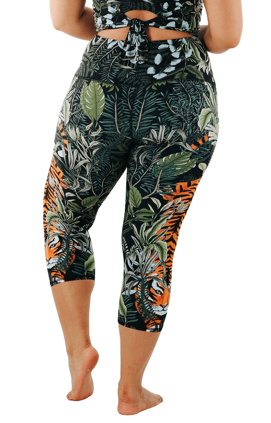 Rawr Talent Printed Yoga Crops