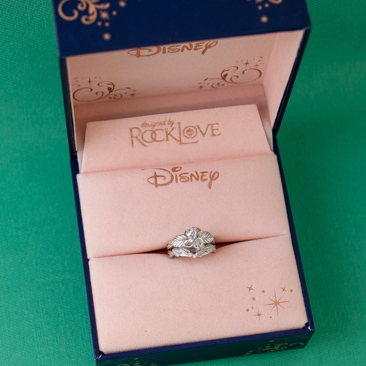 Disney X RockLove DISNEY MOANA Moana Hibiscus Stacker Rings