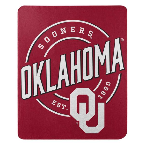 Oklahoma Sooners Campaign Fleece Throw Blanket