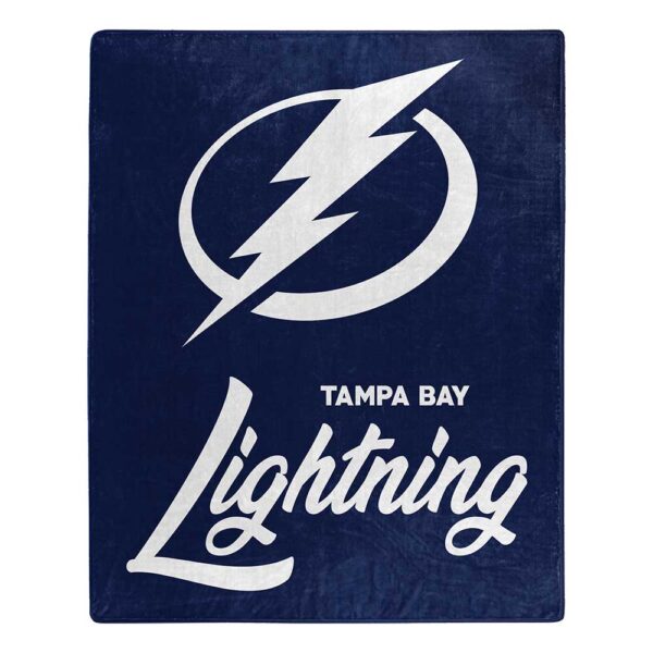 Tampa Bay Lightning NHL ‘Signature’ Raschel Throw Blanket