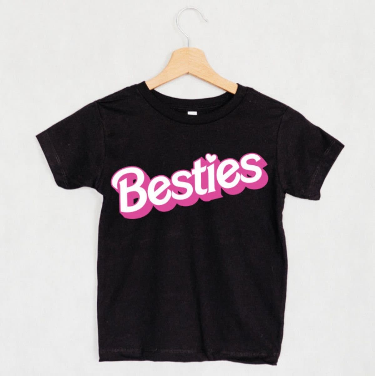 Besties Barbie Kids Tee - Black