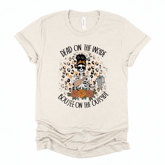 Dead inside Boujee outside Graphic Tee