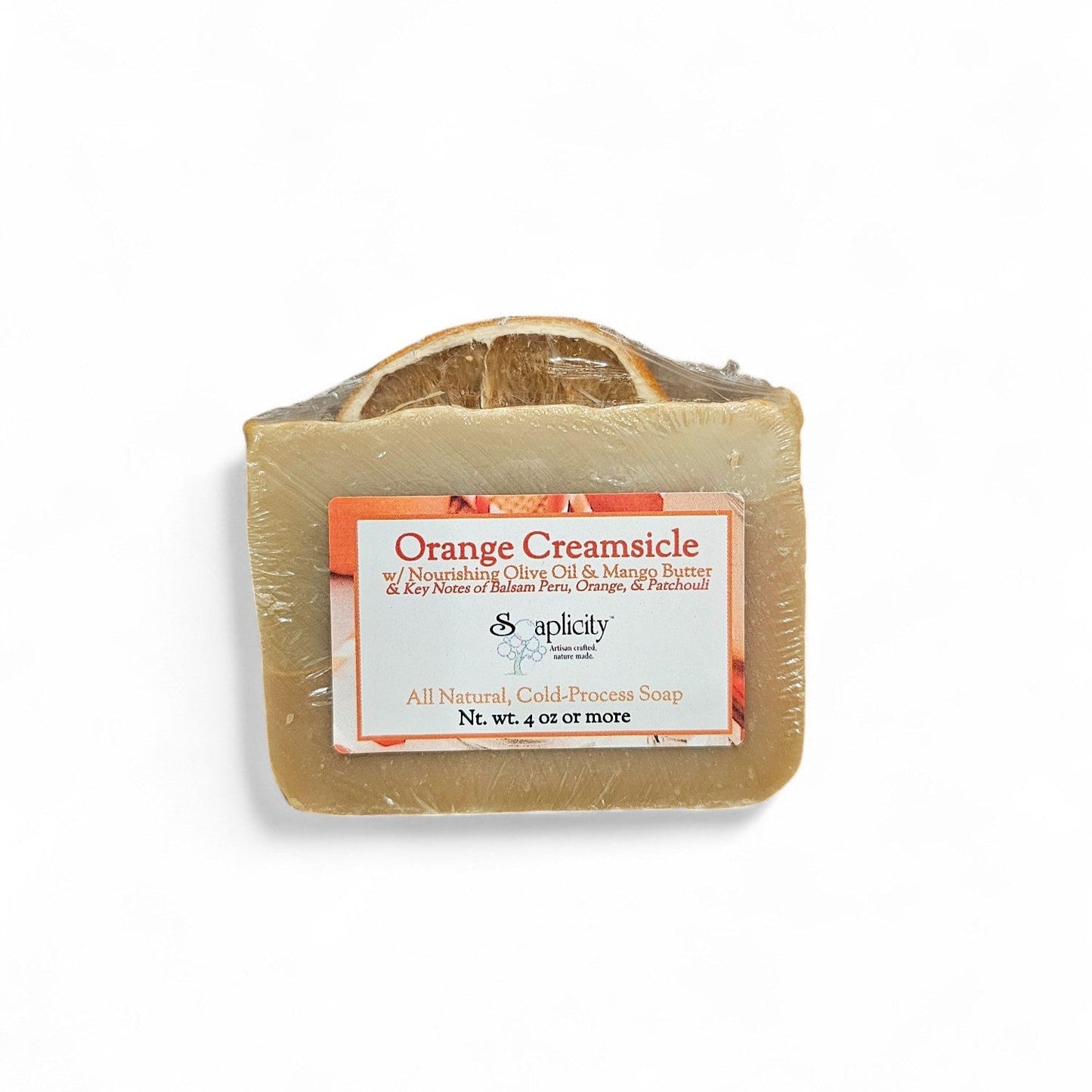 Orange Creamsicle Soap Bar - Ultra-Creamy & Moisturizing (Seasonal)