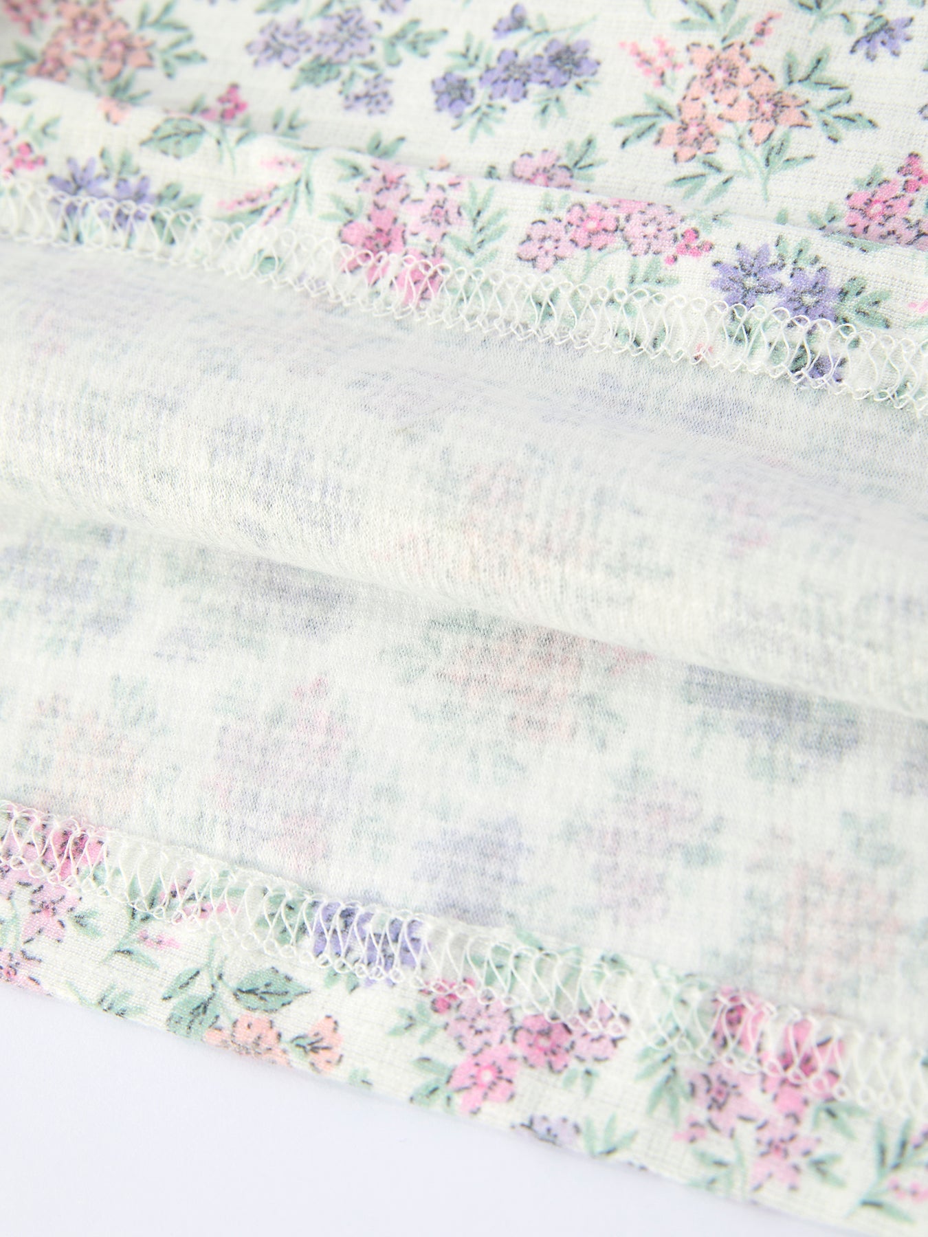 Spring Purple Floral Embroidered Smocked Bow Girl Dress