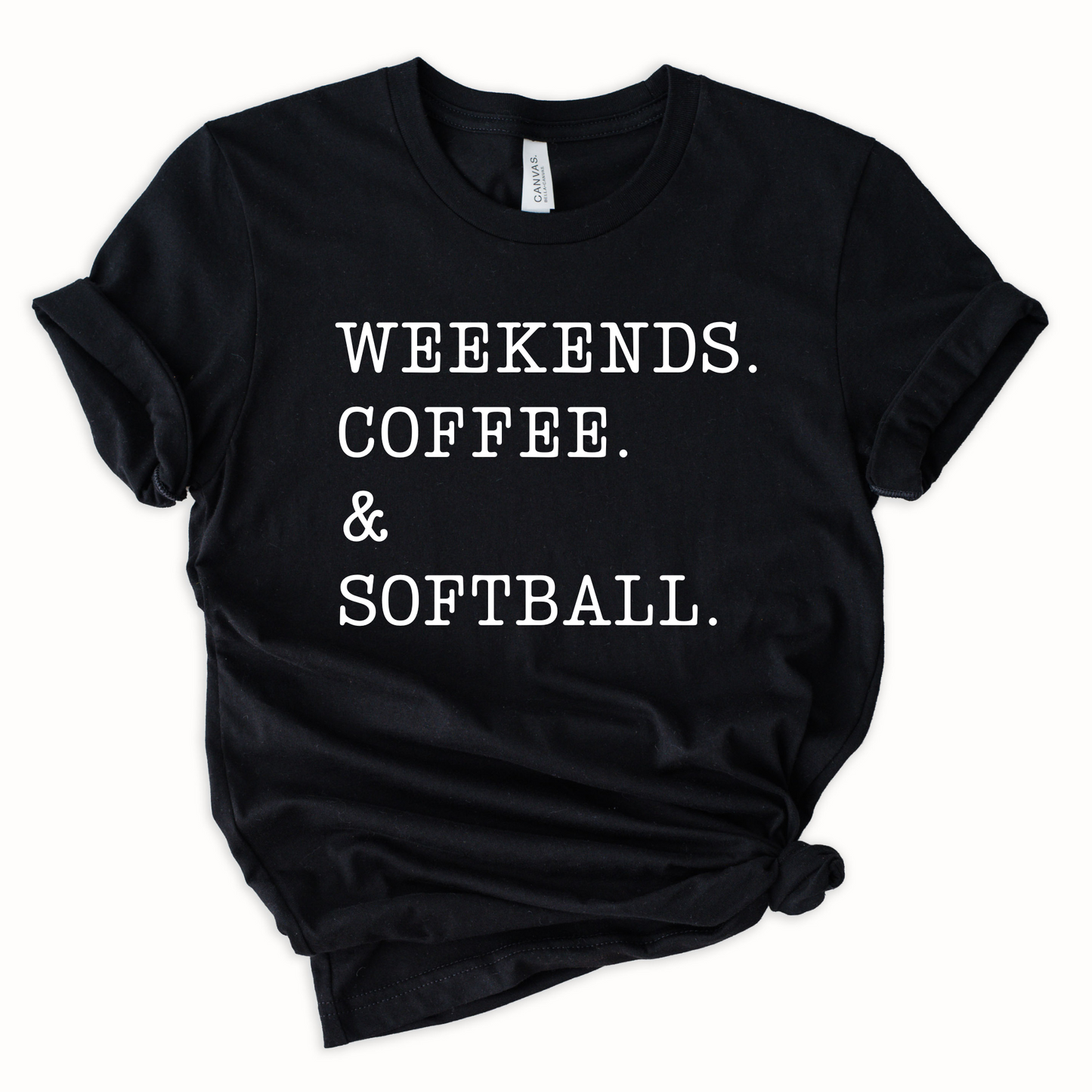 Coffee & Softball Graphic Tee