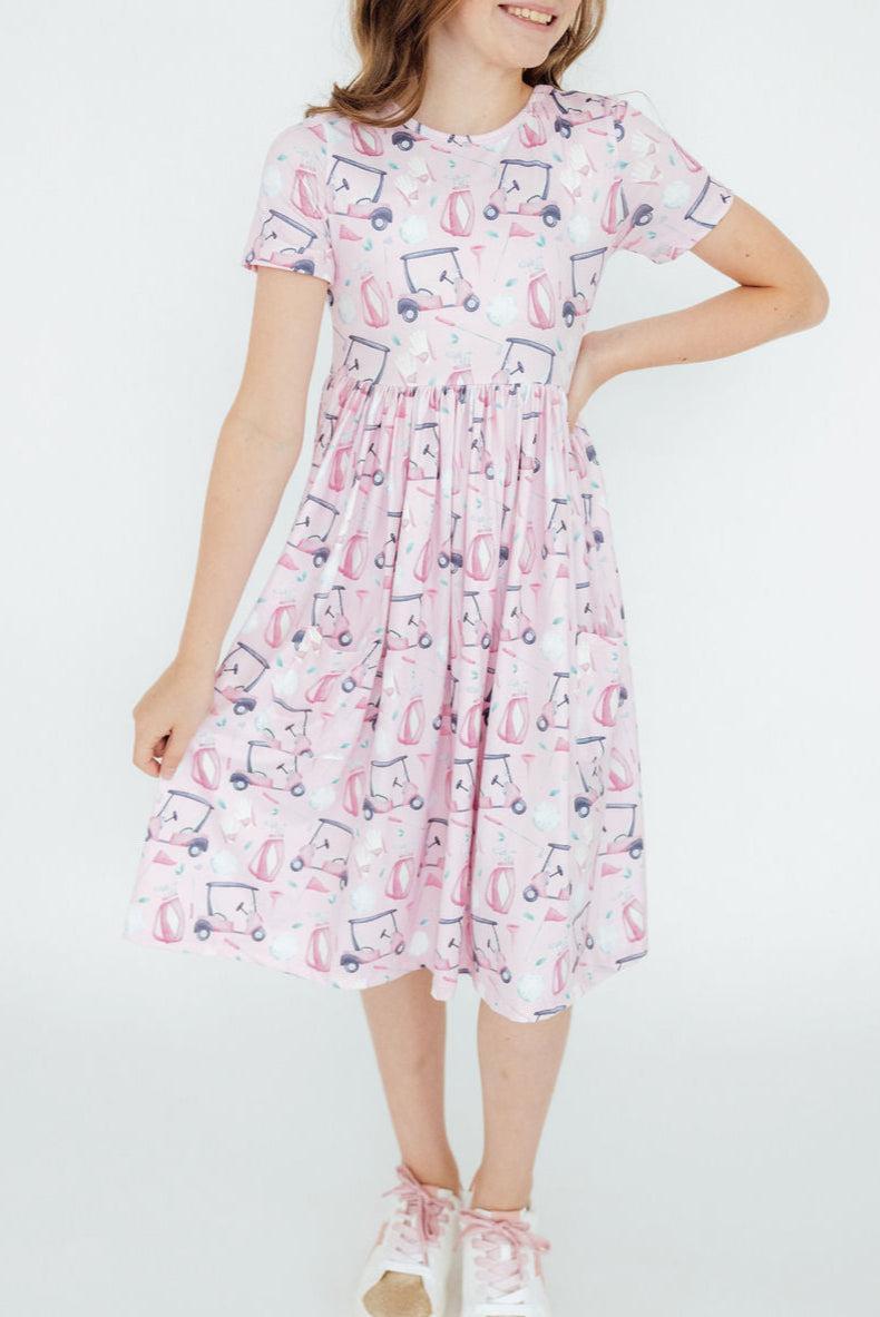 Tee Time S/S Pocket Twirl Dress