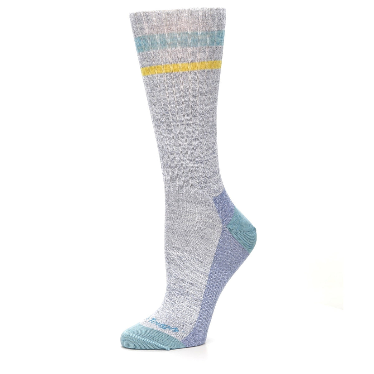 Letterman Crew Light Denim Merino Wool Socks - Women's Lifestyle Socks