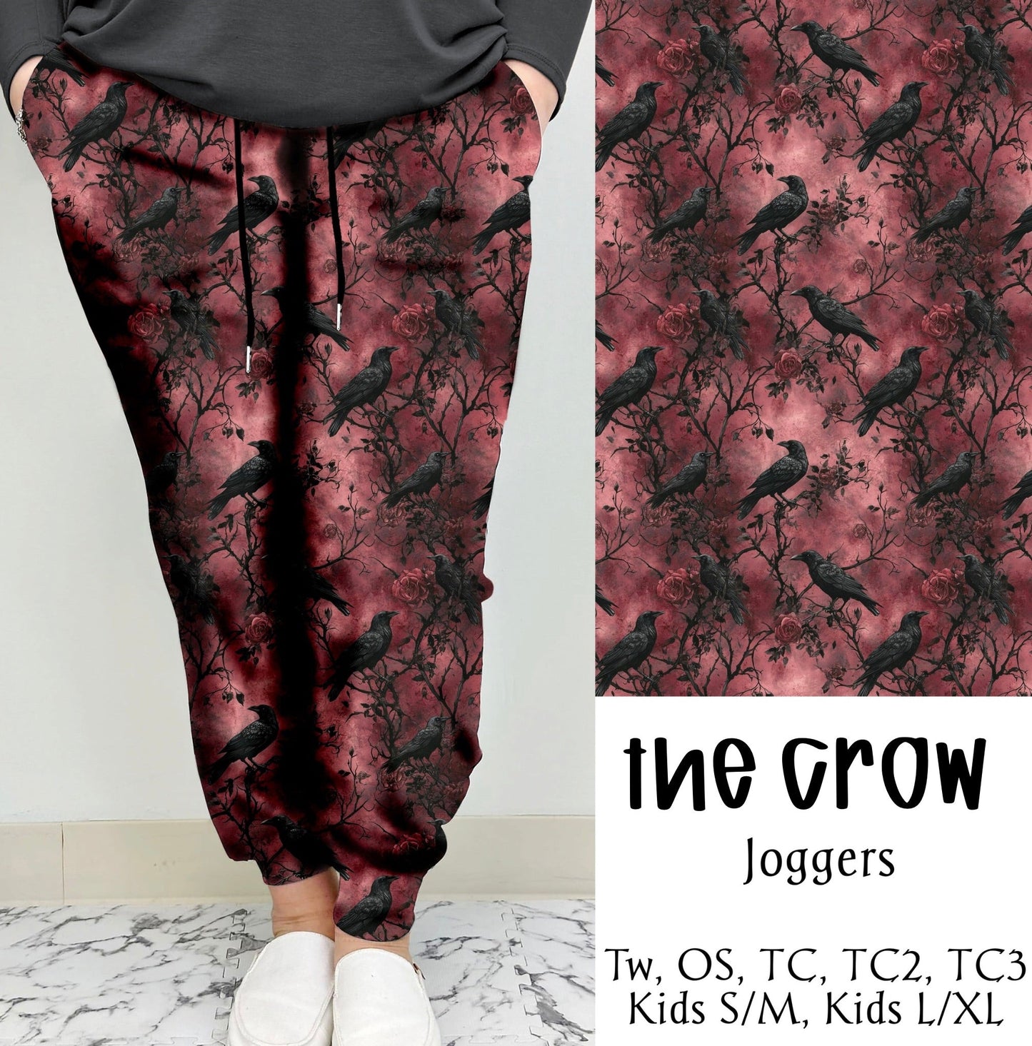 The Crow Leggings/Joggers | PREORDER CLOSES 6/30, ETA EARLY SEPT.