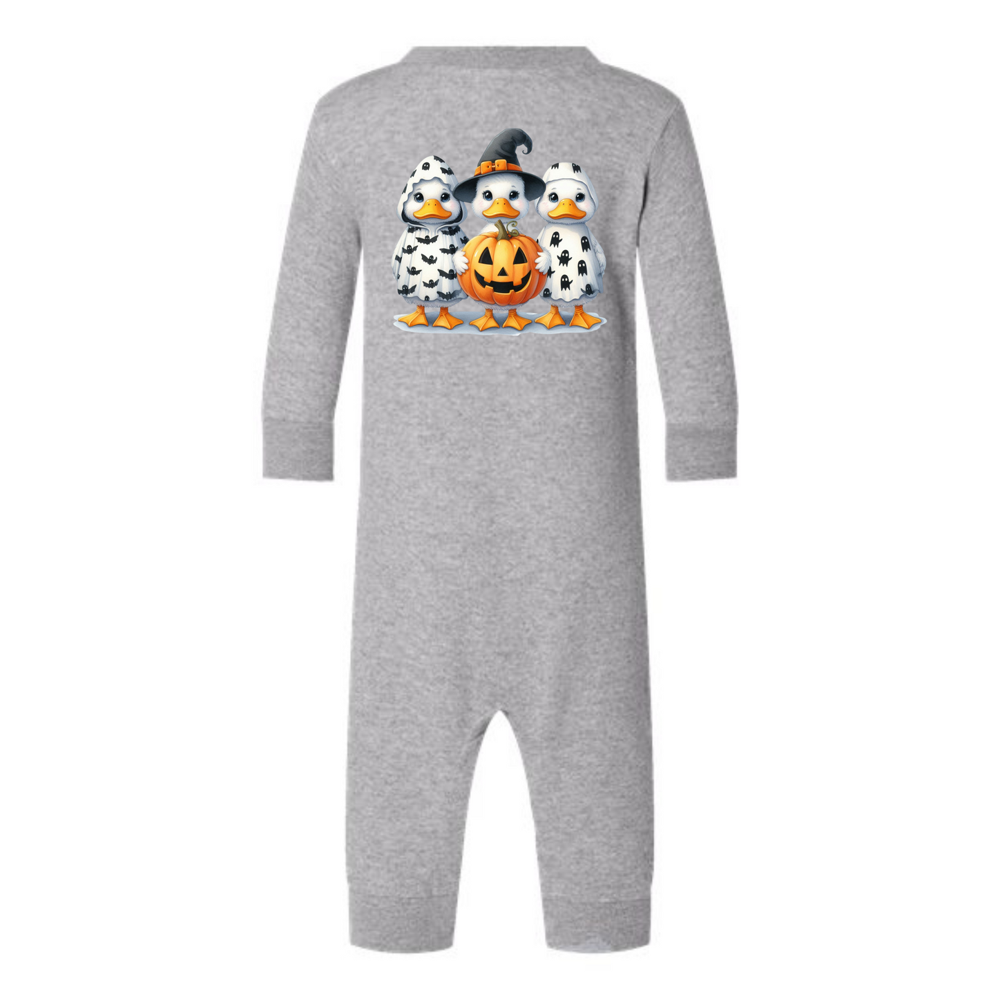 Quack-o’-Lantern Crew Infant Graphic Fleece One-Piece