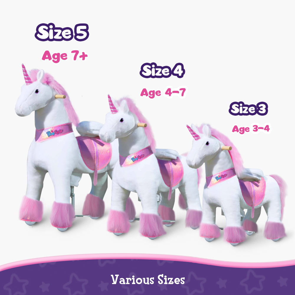 Model U Ride-On Unicorn Age 3-4 Pink