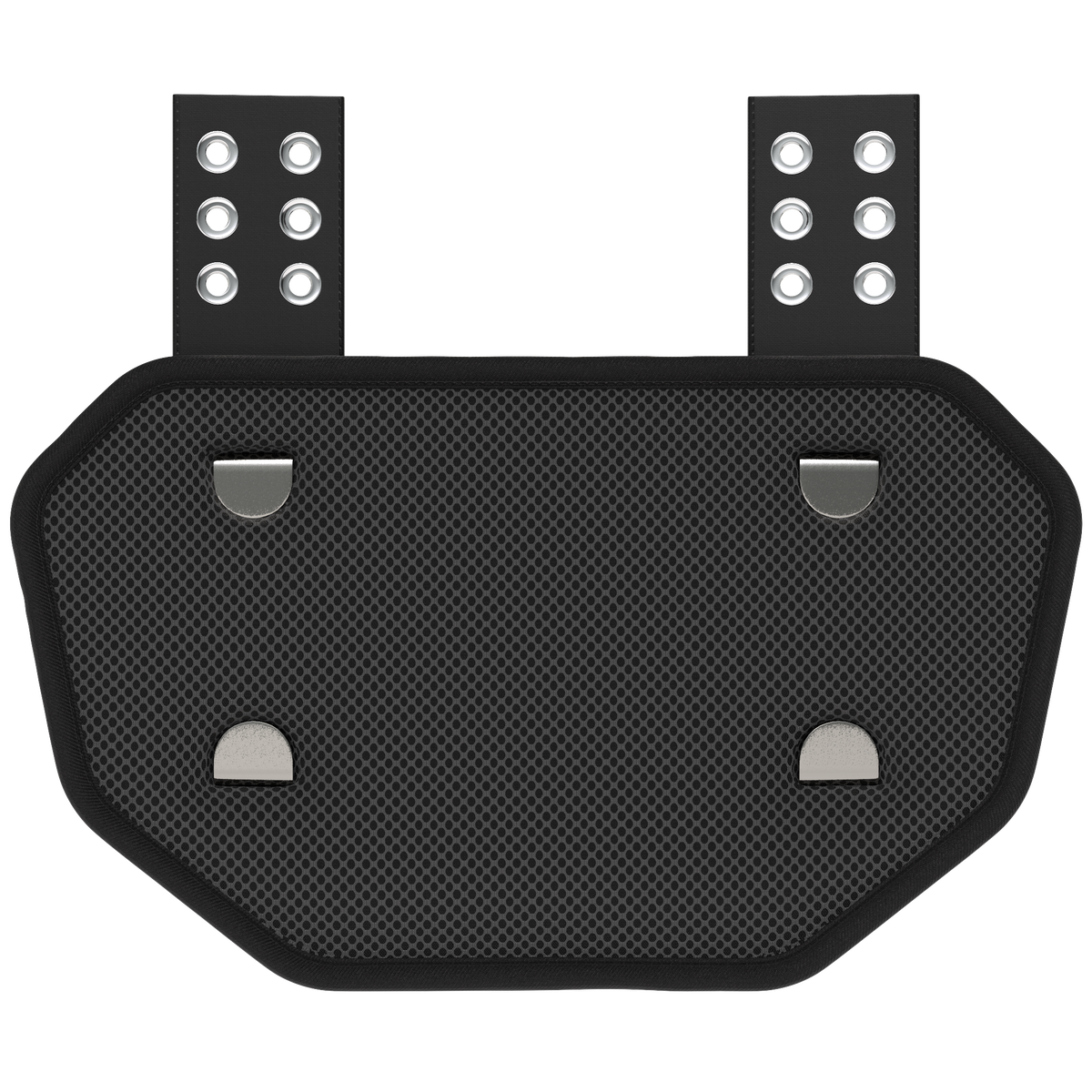 Phenom Elite Football Back Plate - Gold Rush White