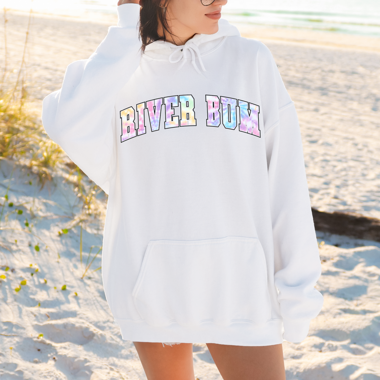 Tie dye river bum Graphic Tee