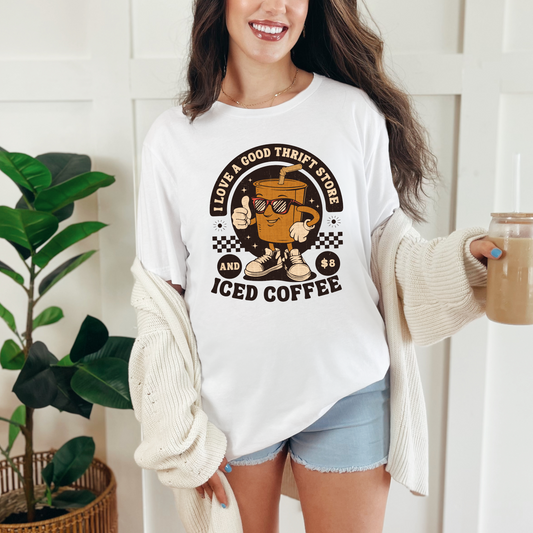 Thrift store and iced coffee Graphic Tee
