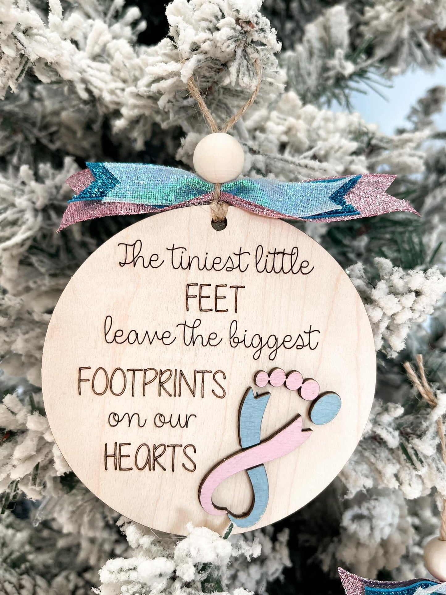 Custom PERSONALIZED TINIEST LITTLE FEET Ornament (PREORDER- Arrives in 4-5 wks)
