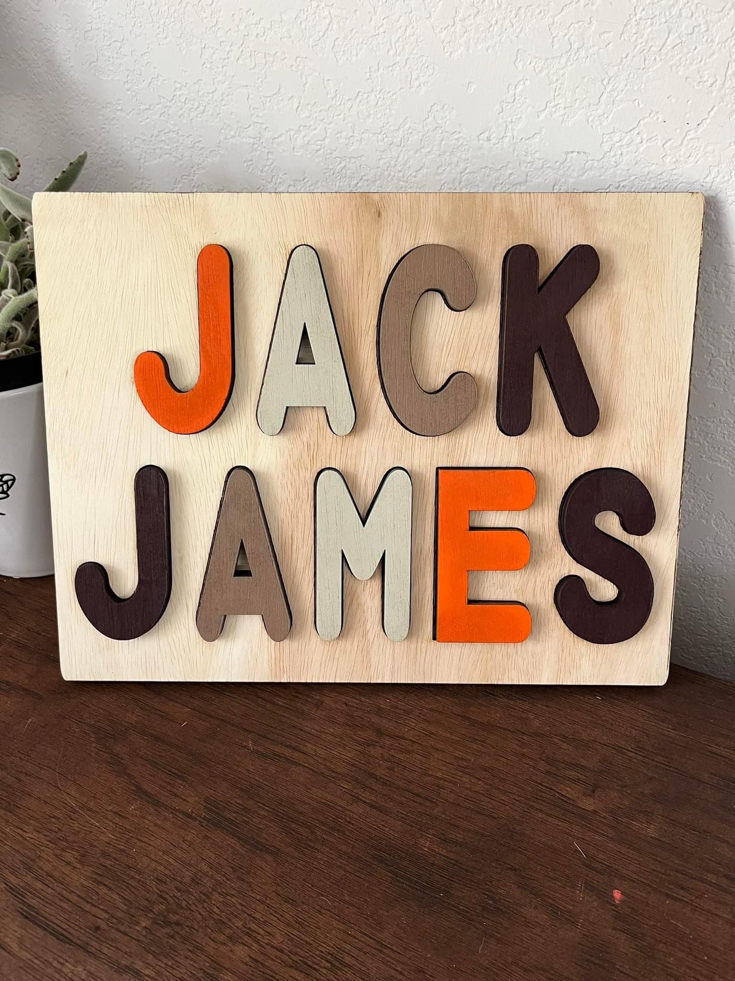 Custom Personalized Name Puzzle (PREORDER - Ships in 3-4 Weeks)