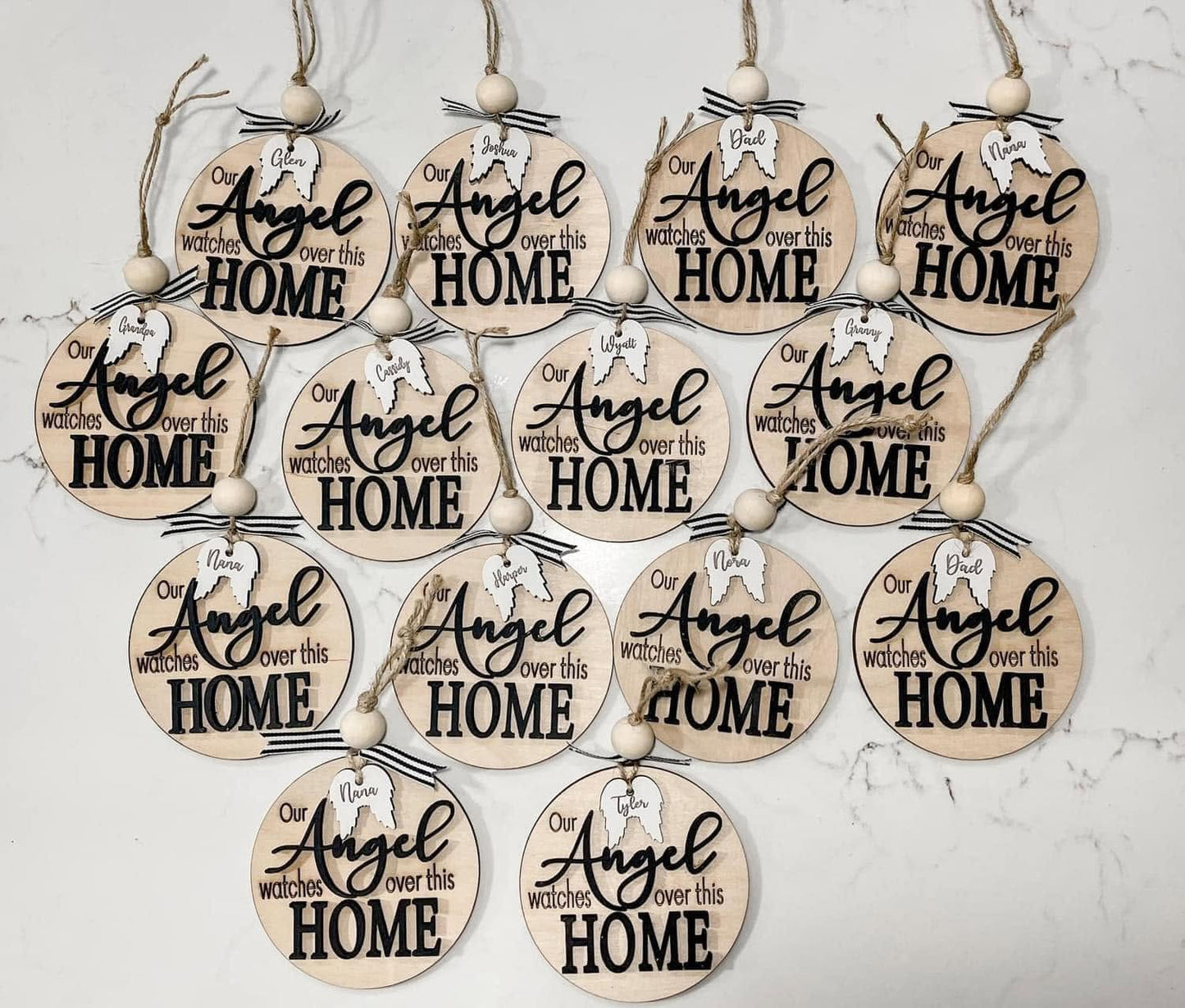 Custom PERSONALIZED ANGEL Ornament (PREORDER- Arrives in 4-5 wks)