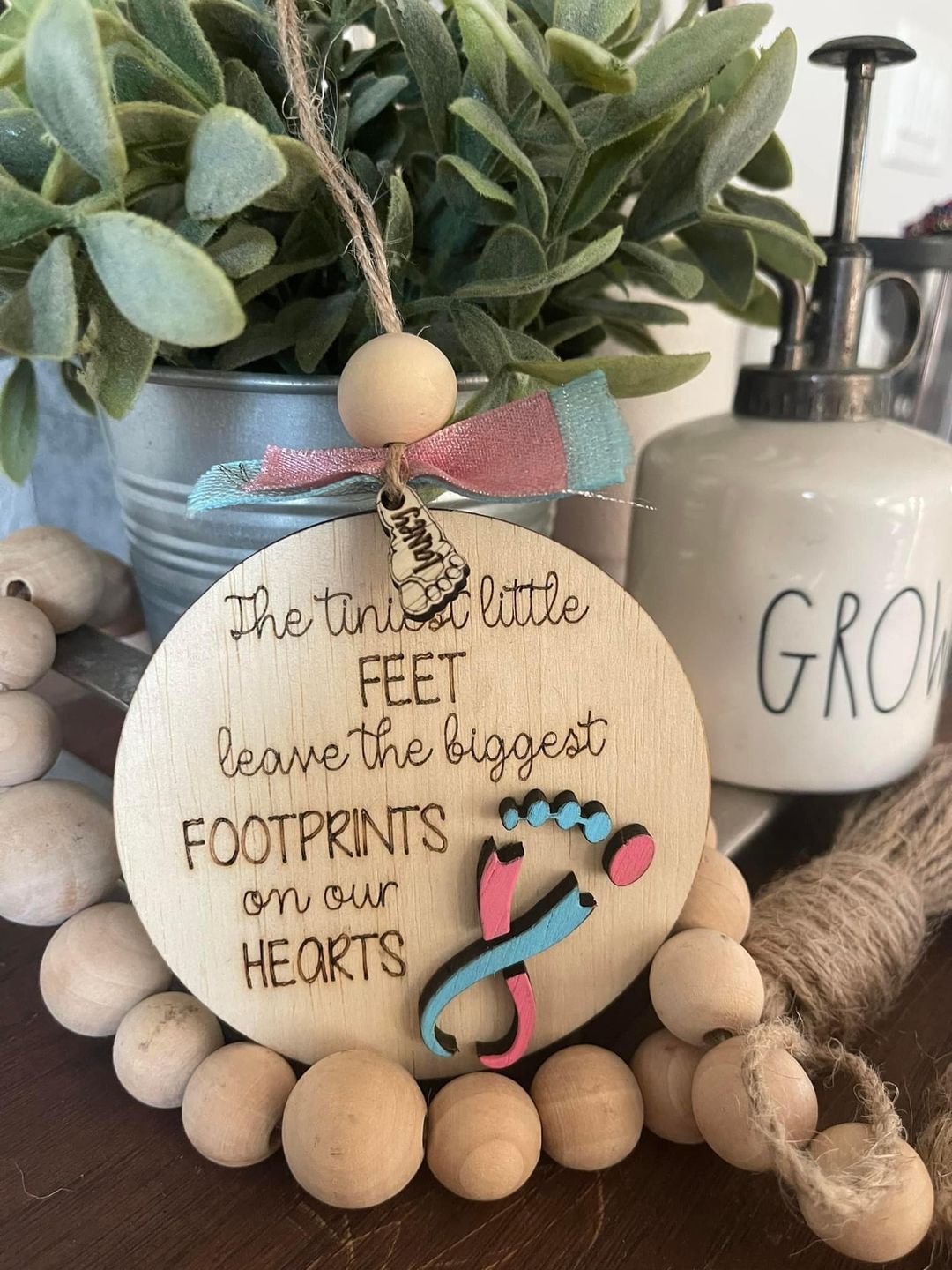Custom PERSONALIZED TINIEST LITTLE FEET Ornament (PREORDER- Arrives in 4-5 wks)