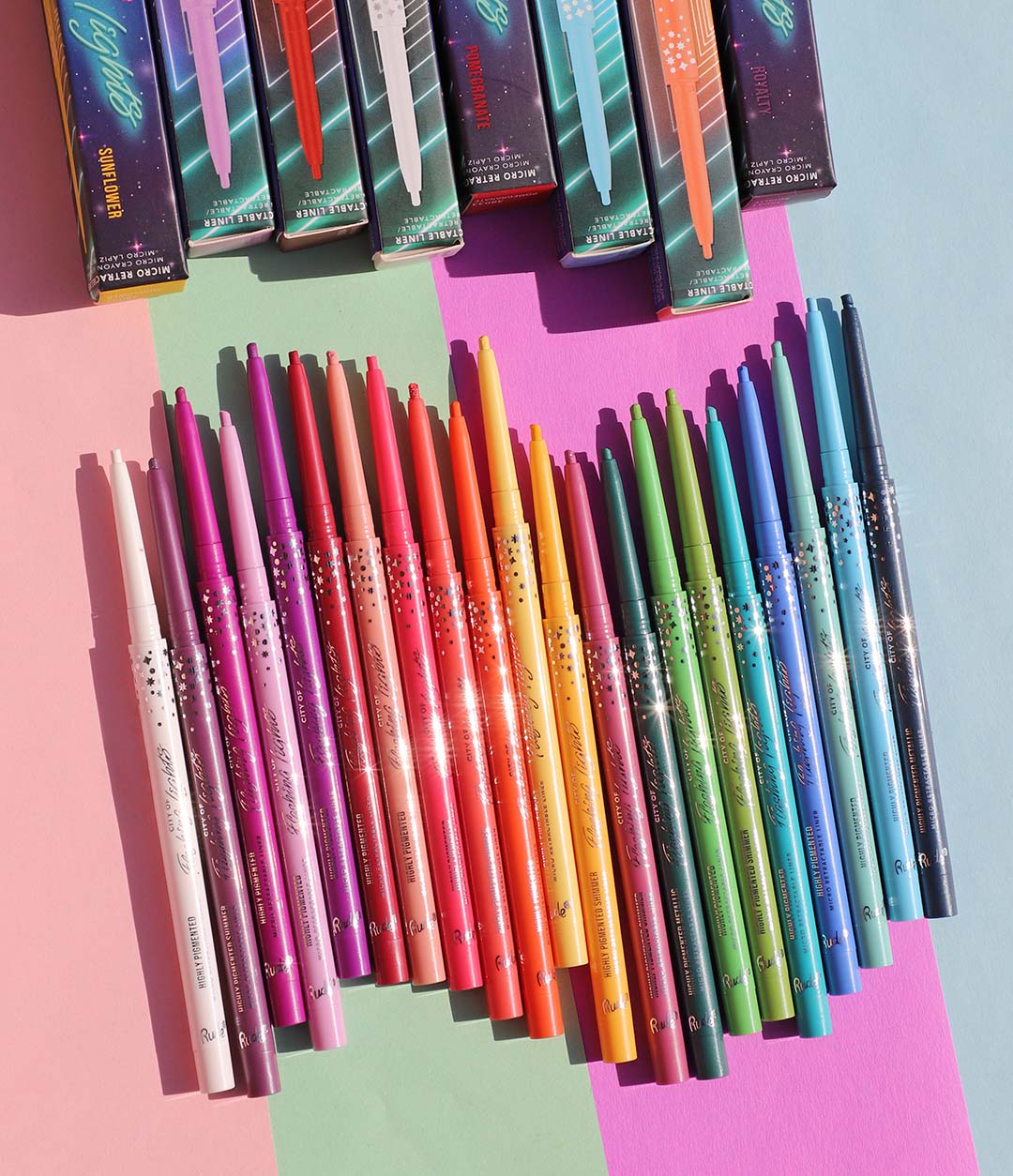 City of Flashing Lights Micro Retractable Liner Collection