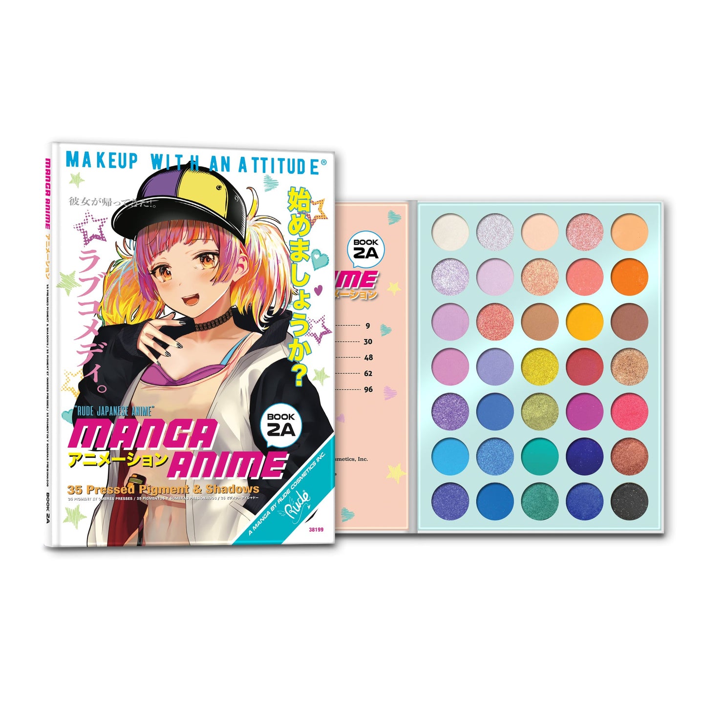 Chibi Manga Anime 35 Pressed Pigment & Shadows Book 2A