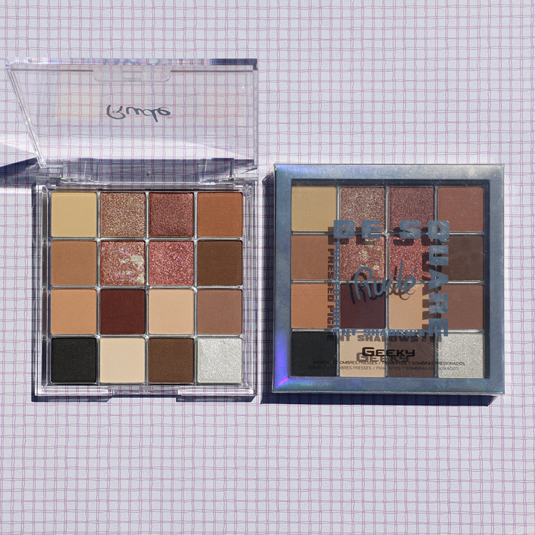 Be Square Pressed Pigments & Shadows - Geeky