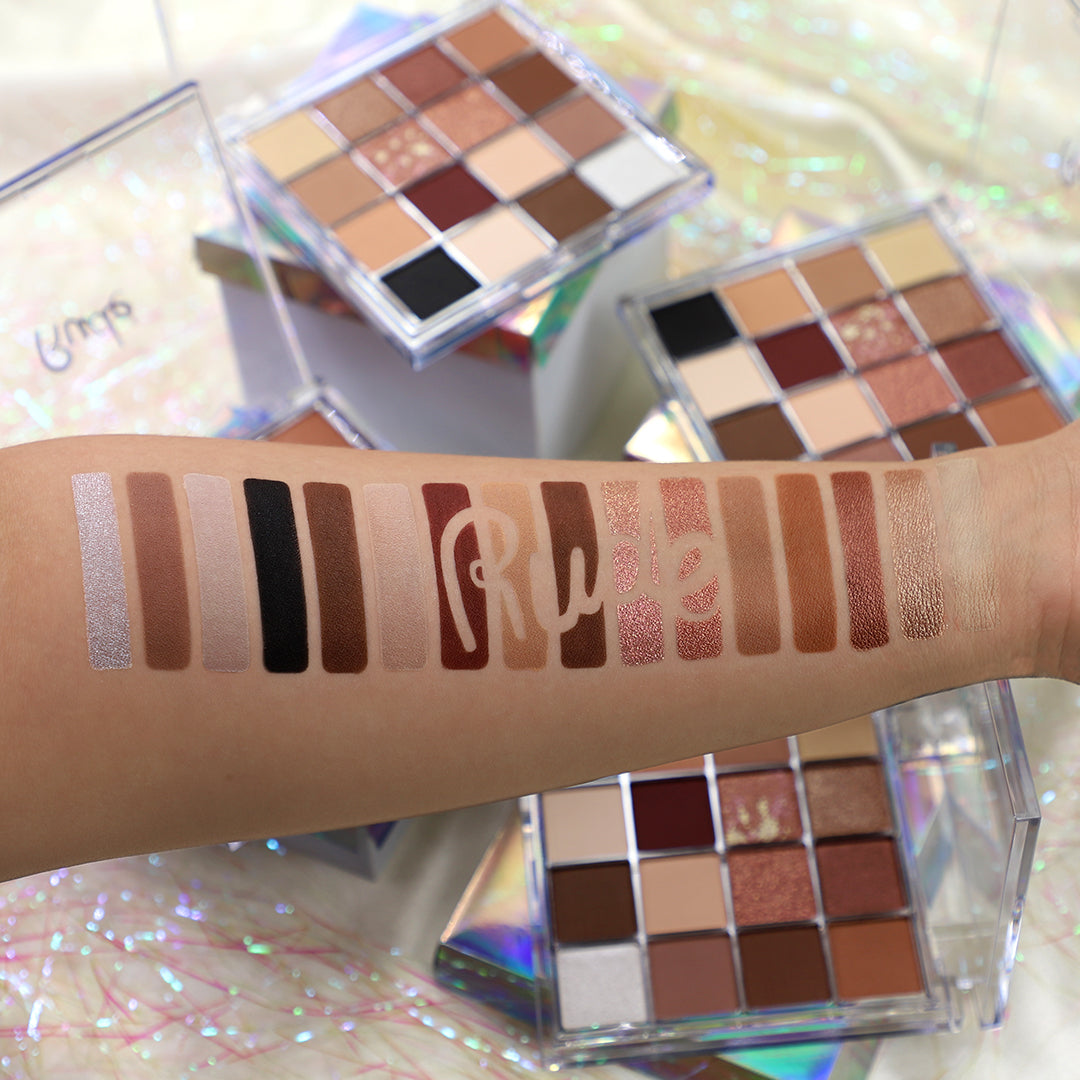Be Square Pressed Pigments & Shadows - Geeky
