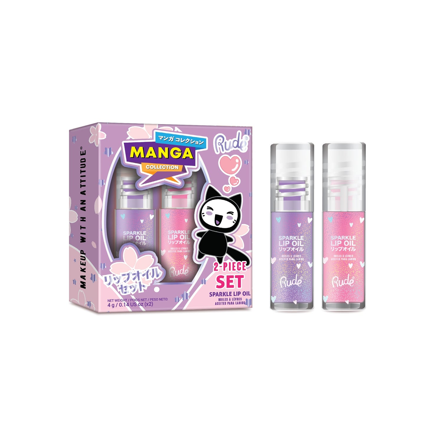 Chibi Manga Collection Sparkle Lip Oil Duo