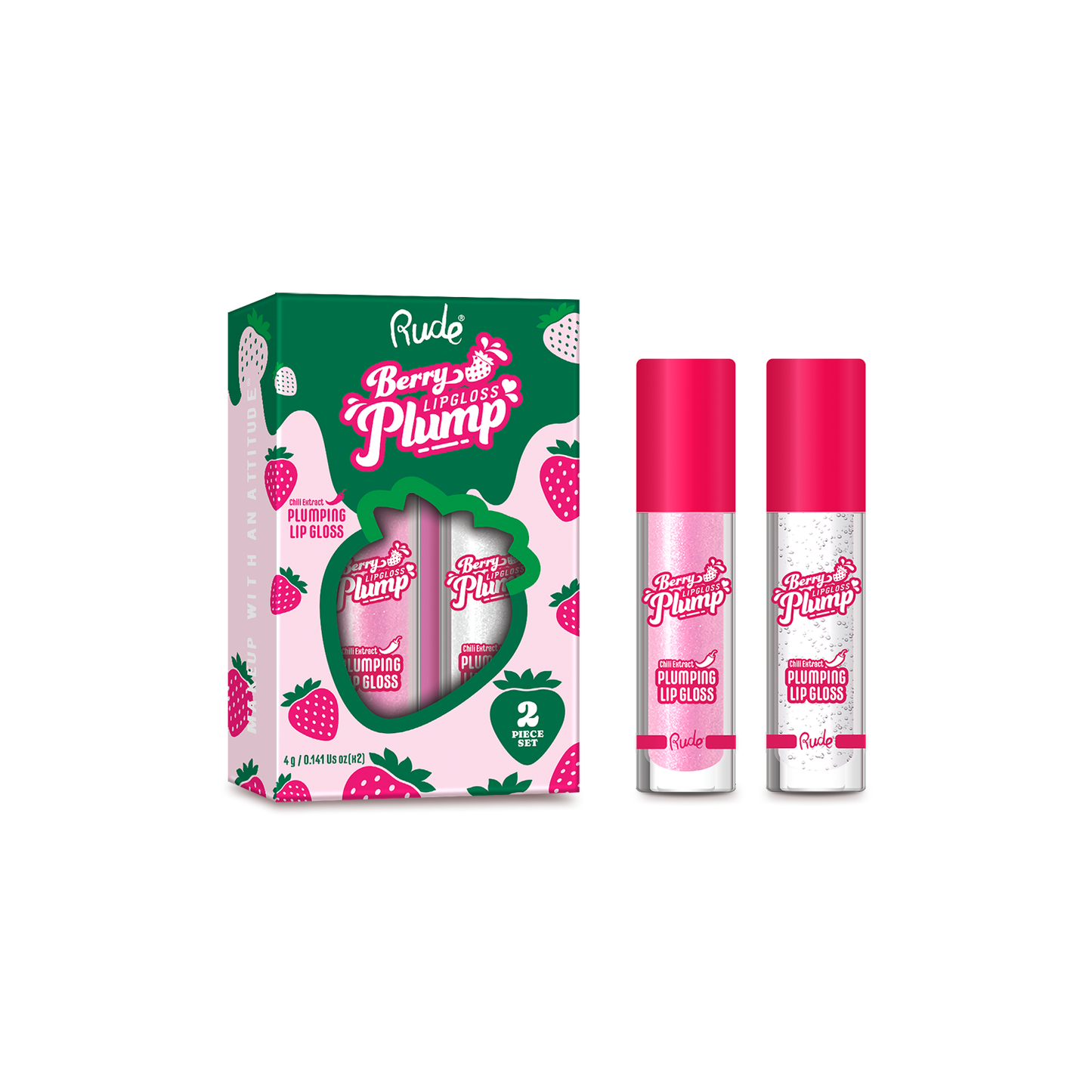 Berry Plump Plumping Lip Gloss Duo Set