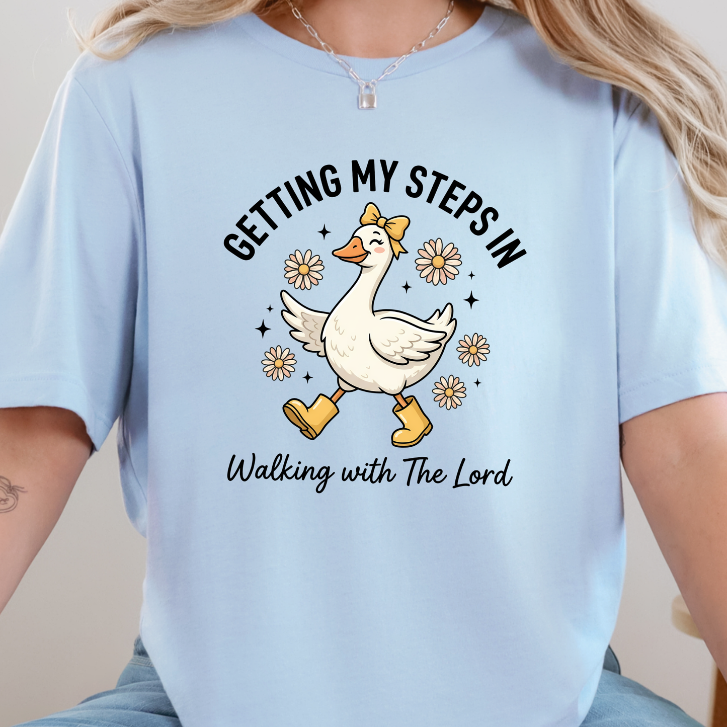 Steps in Walking with the Lord Graphic Tee