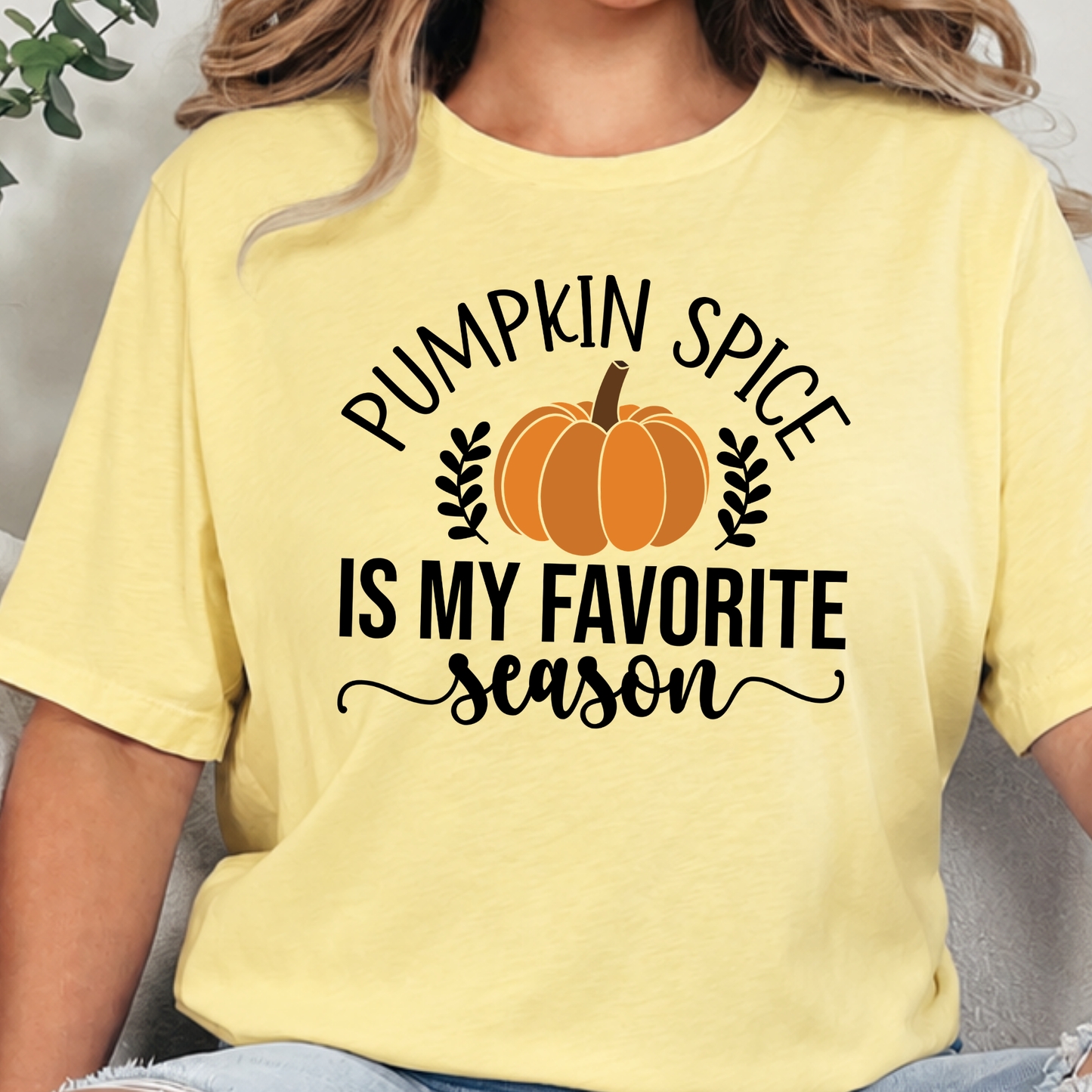 Pumpkin Spice Favorite Season Graphic Tee