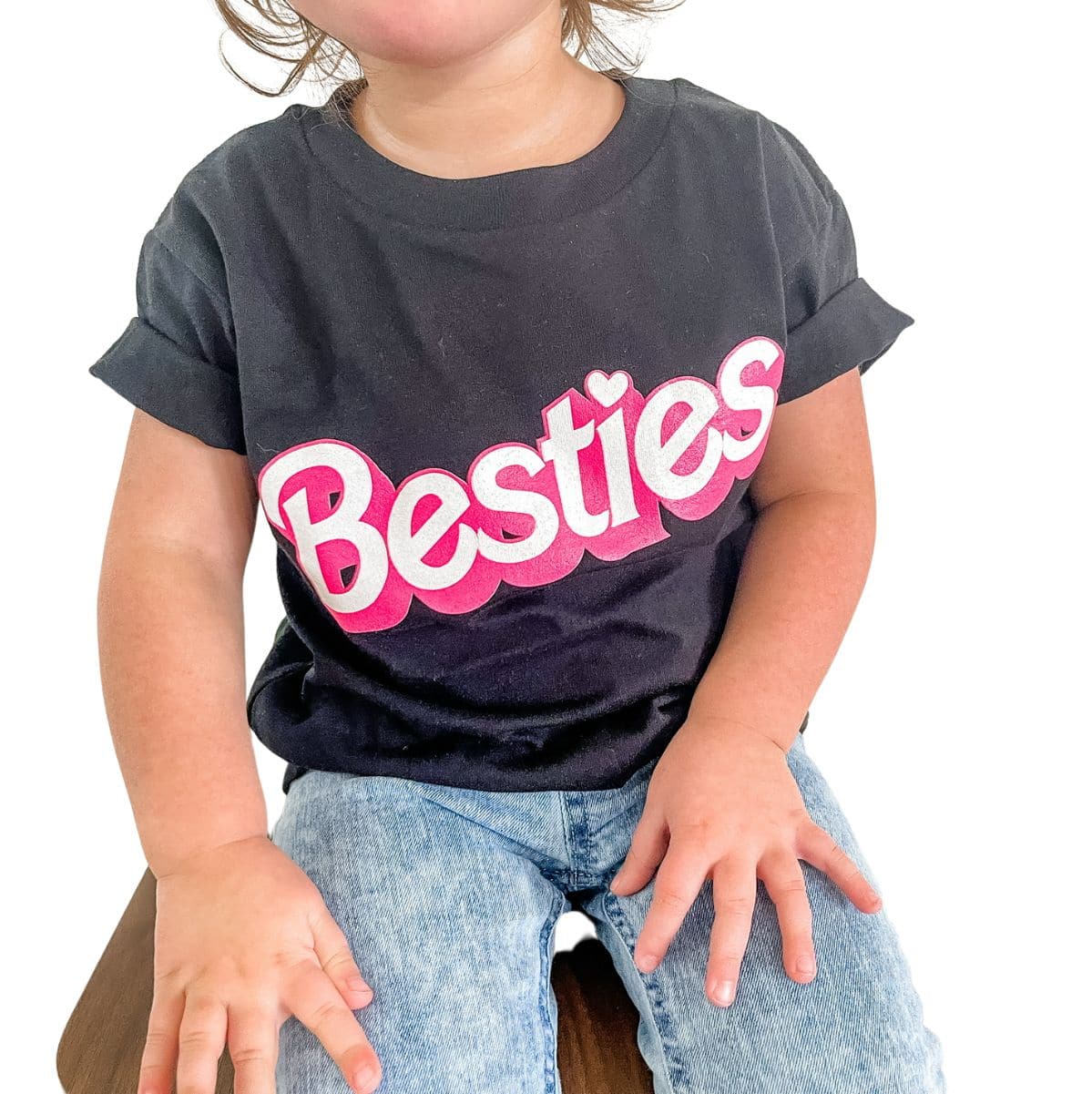 Besties Barbie Kids Tee - Black