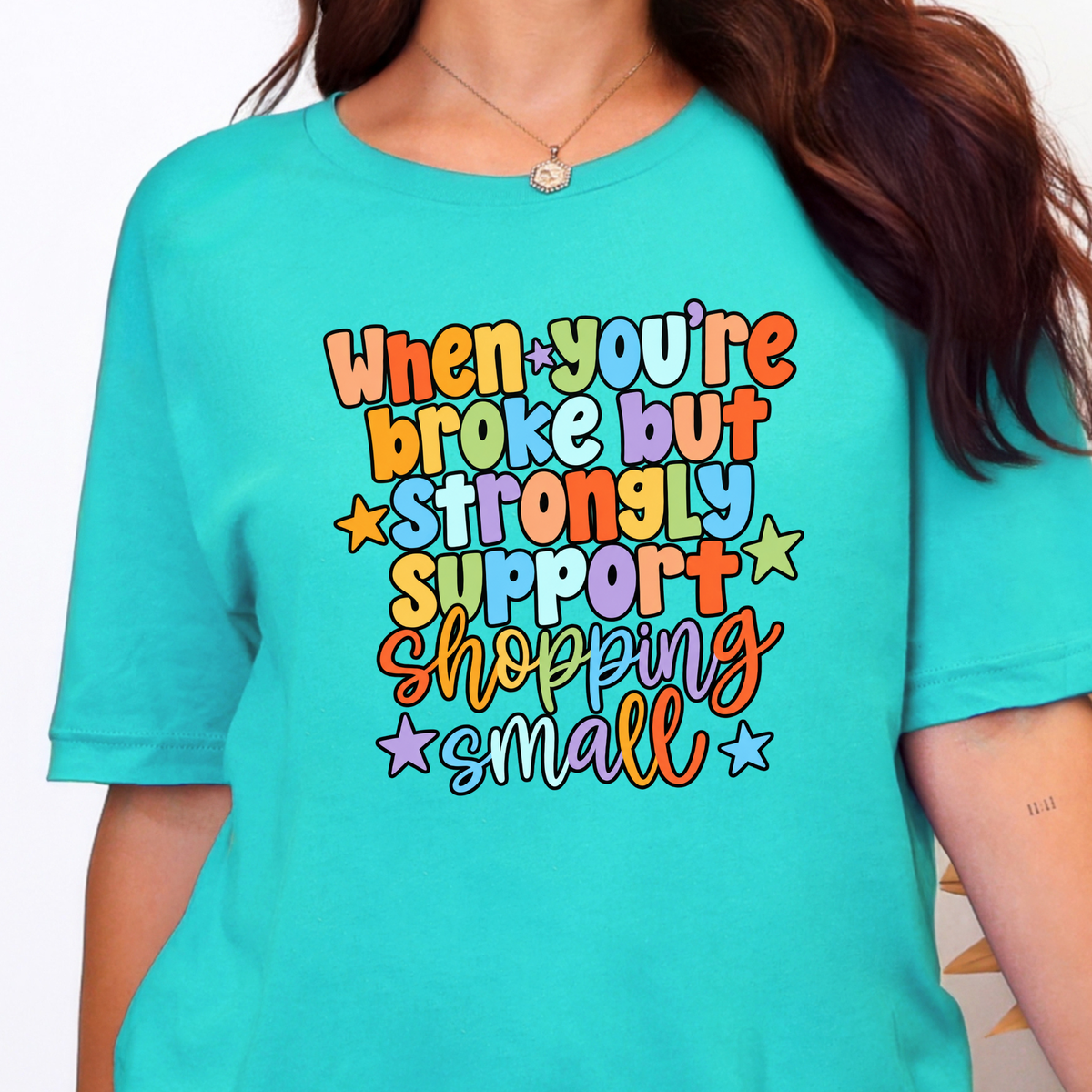 Broke Support Small Graphic Tee