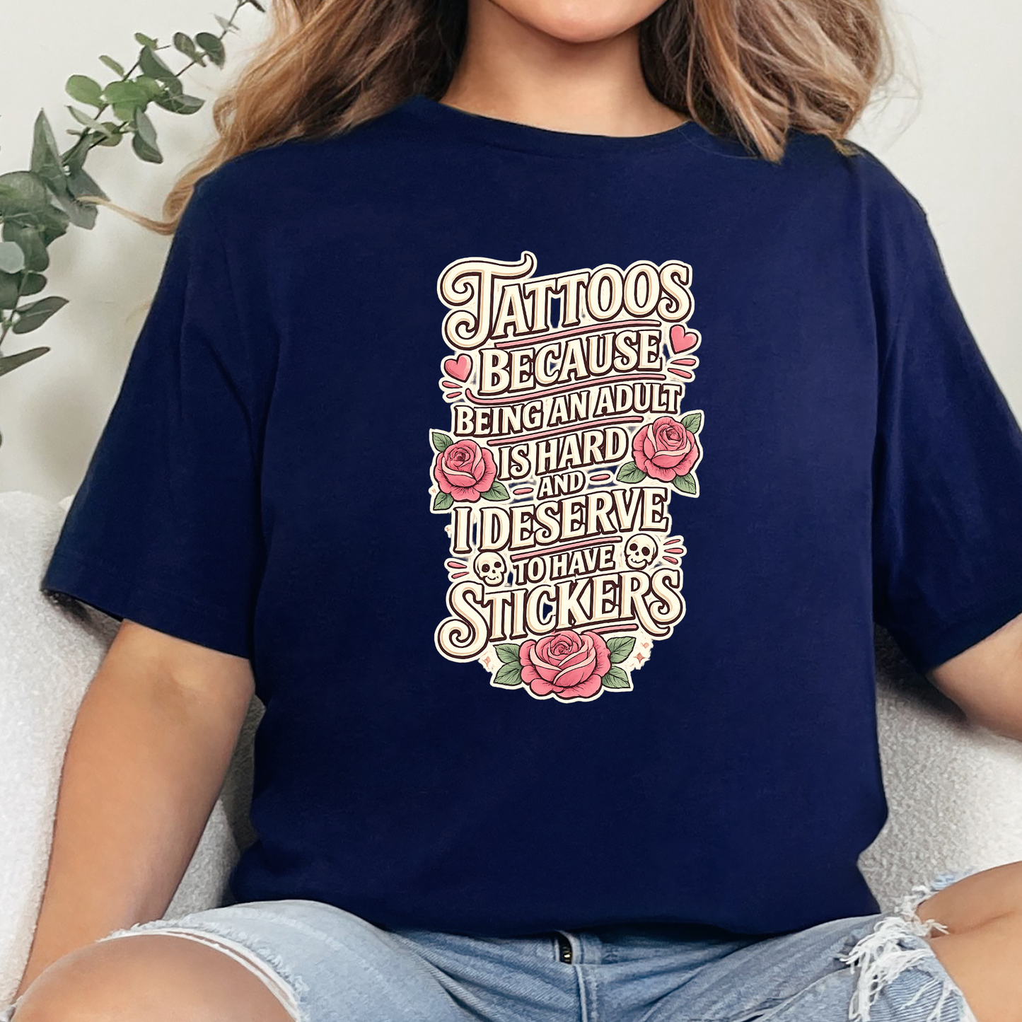 Deserve to have Stickers Graphic Tee