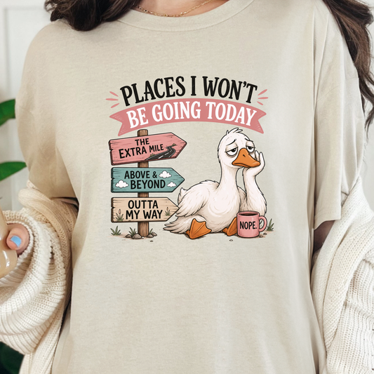 Lazy Tired Goose Graphic Tee