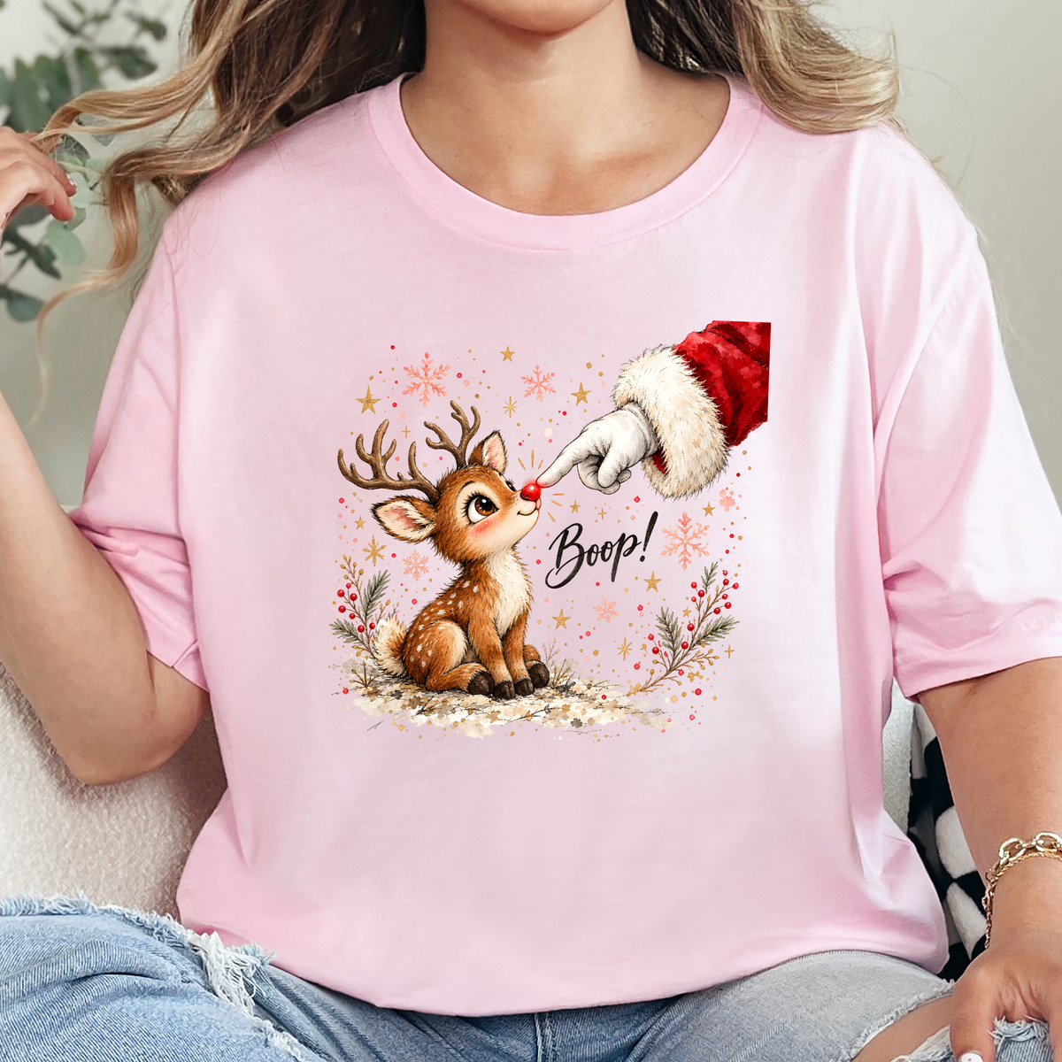 Boop Reindeer Graphic Tee