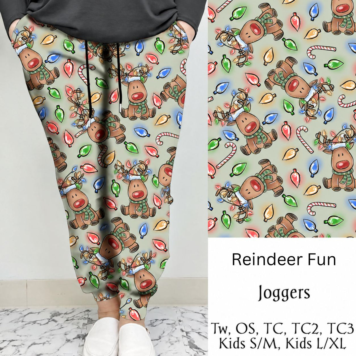Reindeer Fun Leggings/Joggers | PREORDER CLOSES 10/9, ETA LATE NOV.