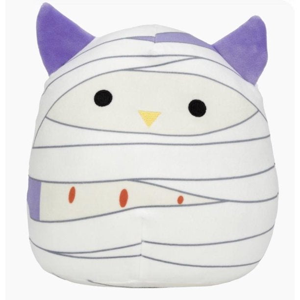 Squishmallows Holly the Owl in Mummy Costume 8" 2021 Halloween Stuffed Plush