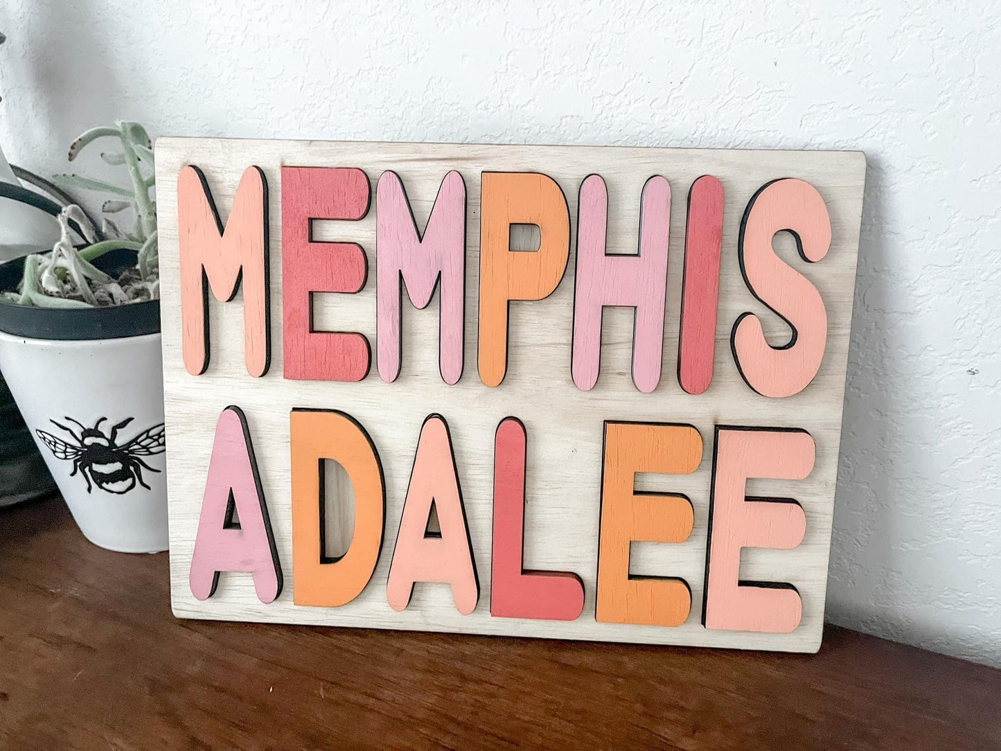 Custom Personalized Name Puzzle (PREORDER - Ships in 3-4 Weeks)