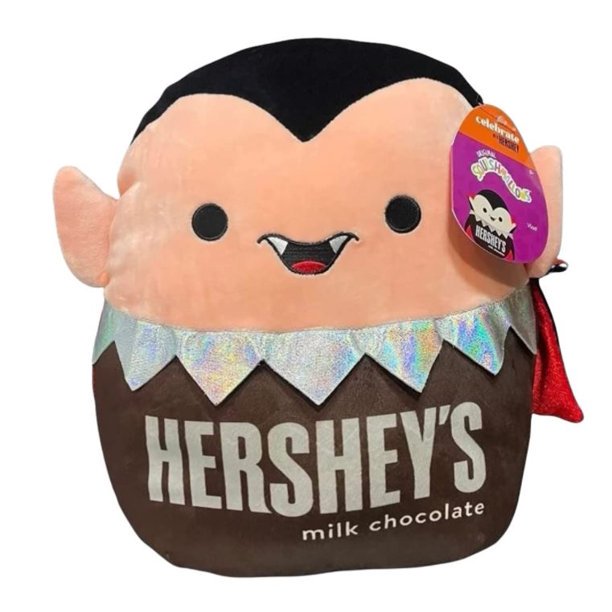 Squishmallows Hershey's Milk Chocolate Vlad the Dracula Vampire 8" Stuffed Plush