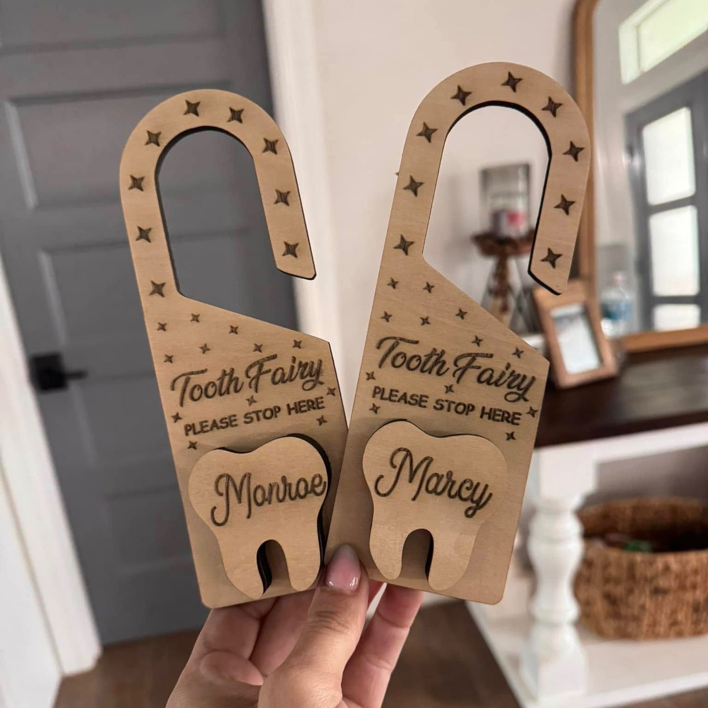 Personalized Tooth Fairy Doorhanger (PREORDER - SHIPS IN 4-5 WEEKS)