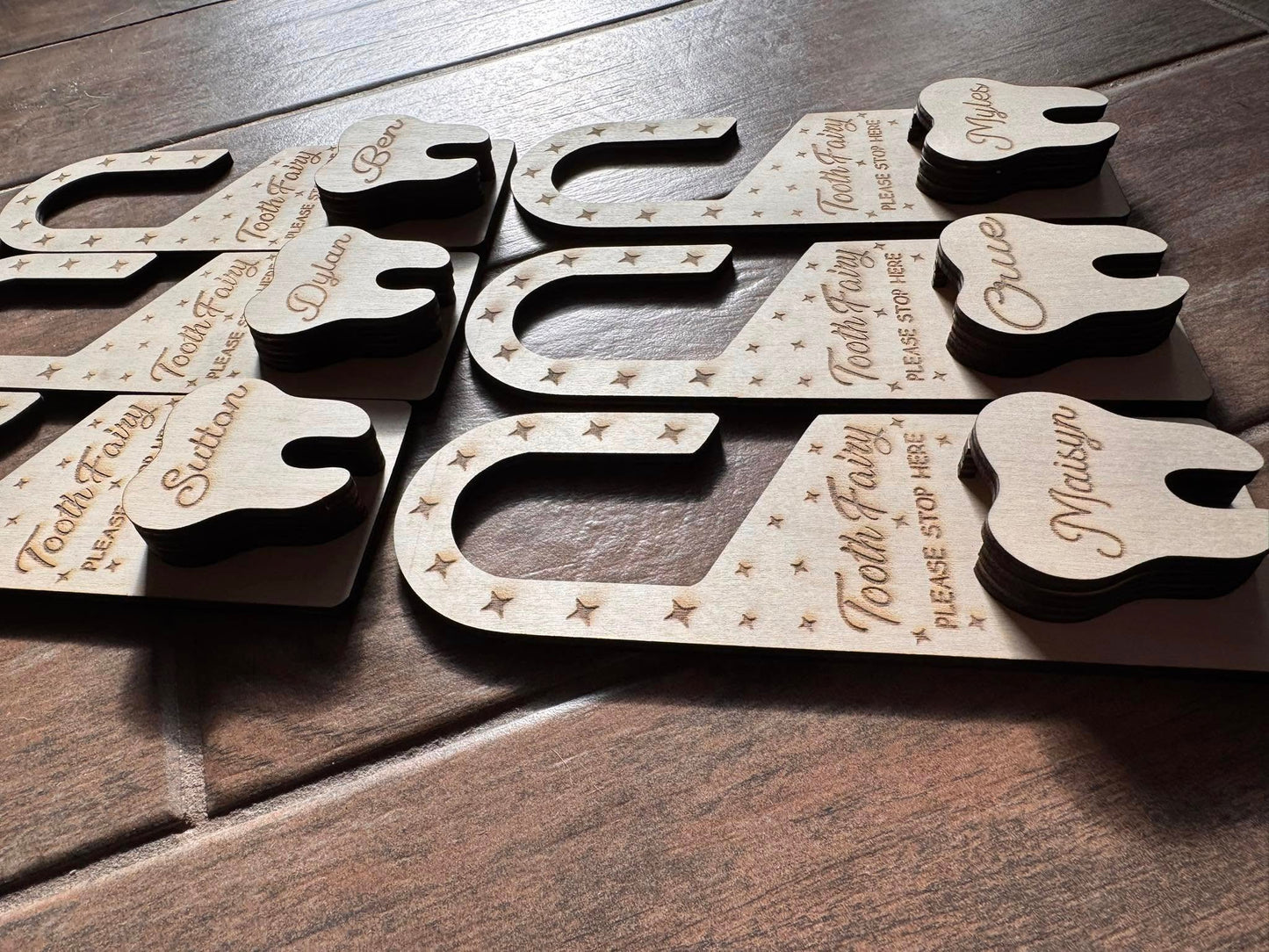 Personalized Tooth Fairy Doorhanger (PREORDER - SHIPS IN 4-5 WEEKS)