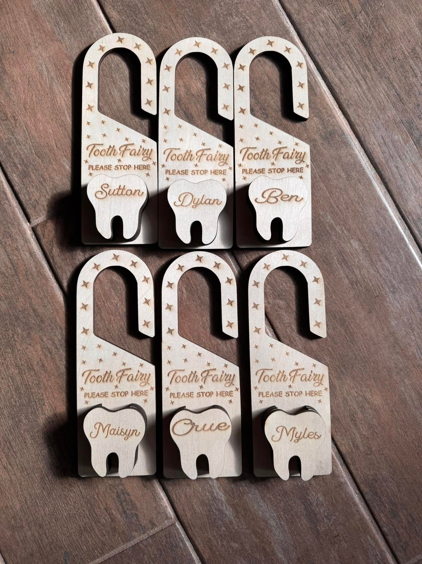 Personalized Tooth Fairy Doorhanger (PREORDER - SHIPS IN 4-5 WEEKS)