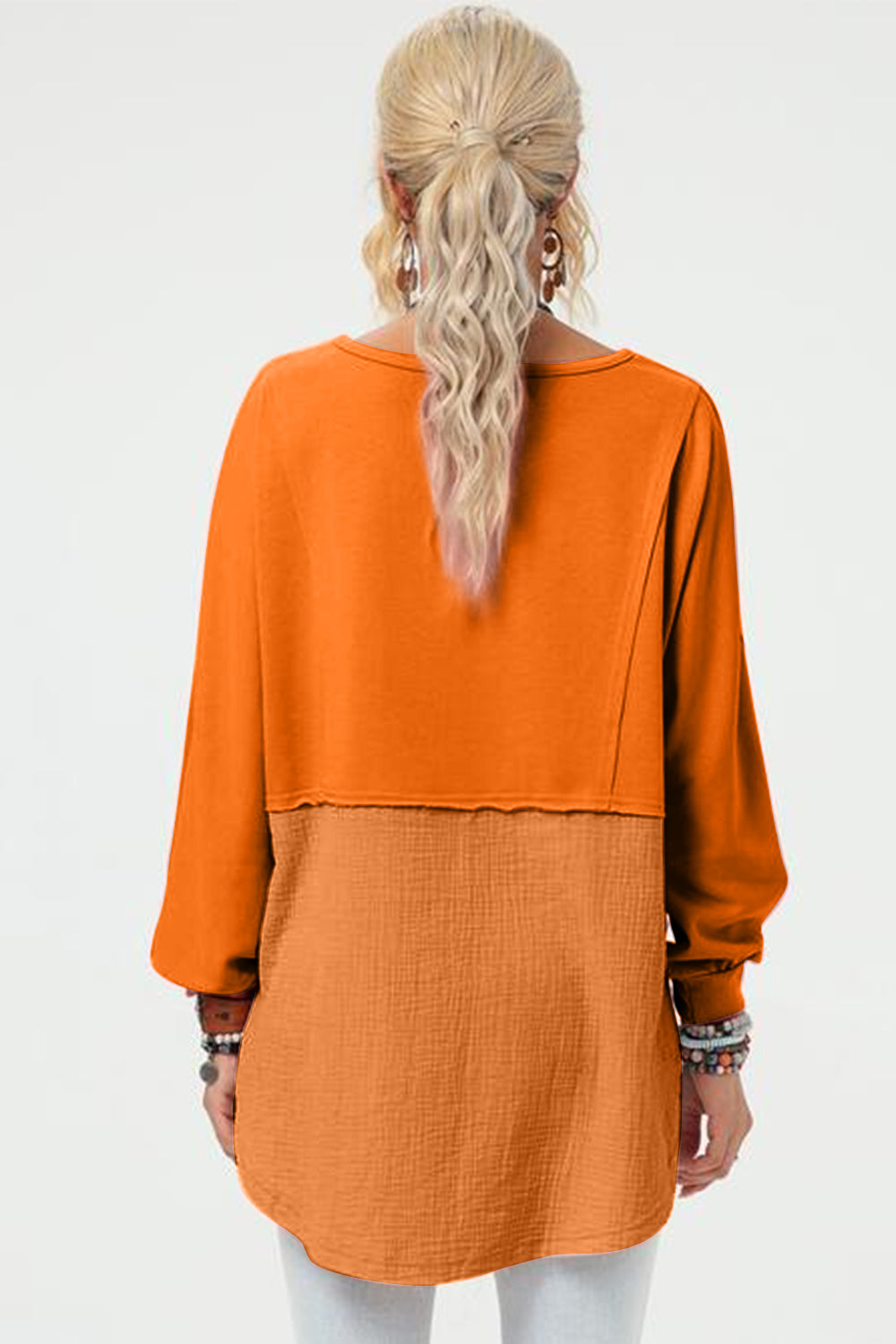 Double Take Long Sleeve High-Low T-Shirt