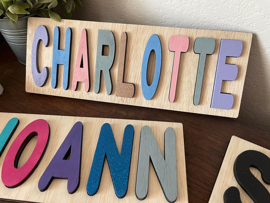 Custom Personalized Name Puzzle (PREORDER - Ships in 4-5 Weeks)