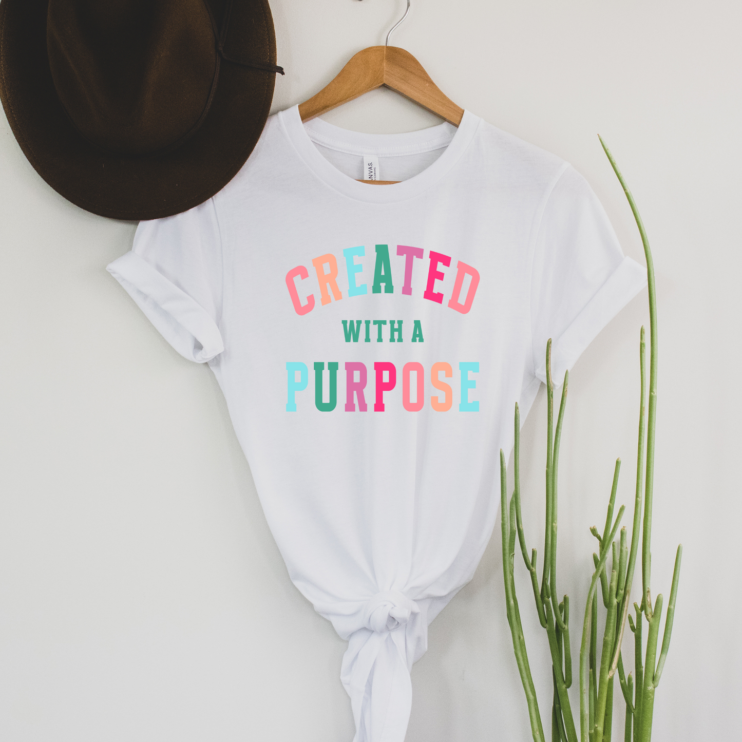 Created with a purpose Graphic Tee
